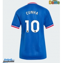 Manchester United Matheus Cunha #10 Bortedrakt Dame 2026-27 Kortermet